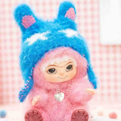Genuine Wakuku Fuzzy Trendy Fun Party Series Blind Box Toy Vinyl Face Pendant Action Figure Mystery Box Give Child Surprise Gift
