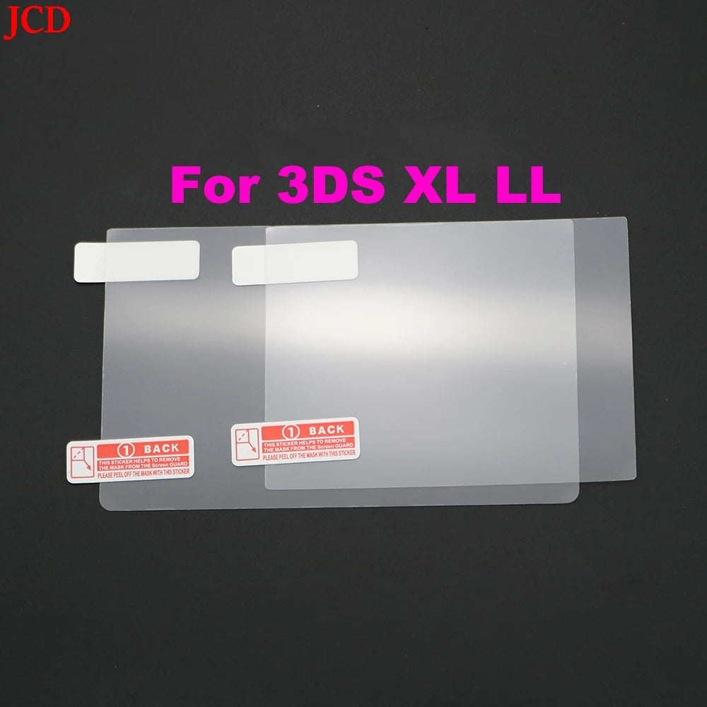 JCD 1pcs Top Bottom HD Clear Protective Film For GB GBA GBC GBA SP DSL NDSL For 2DS New 3DS XL LCD Screen Protector