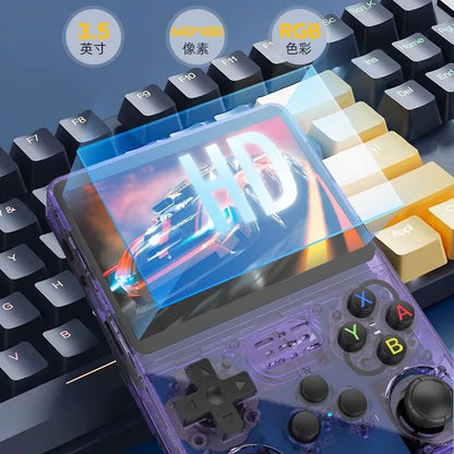 Consola de videojuegos portátil Retro R36S de código abierto, sistema Linux, pantalla IPS de 3,5 pulgadas