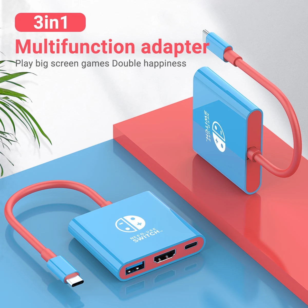 Gopala Portable TV Dock Charging Docking Station with HDMI and USB 3.0 Port Replacement Base Dock Set for Nintendo Switch OLED