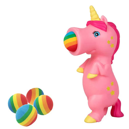 Funny Unicorns Squeeze Shoots Ball Cute Animal Out Foam Balls Kids Fidget Toys Weird Gadgets Autism Sensory Anti Stress Toy