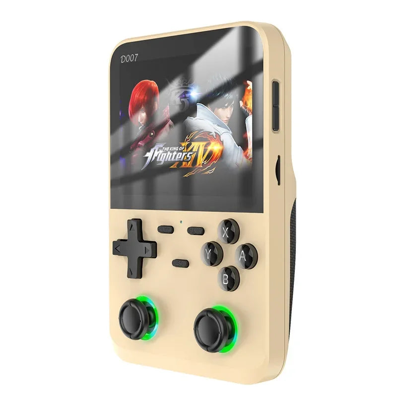 D007 Portable Video Game Consoles 3.5 Inch IPS Screen Handheld Game Players Open Source System 10000+ Gaming Retro Devices