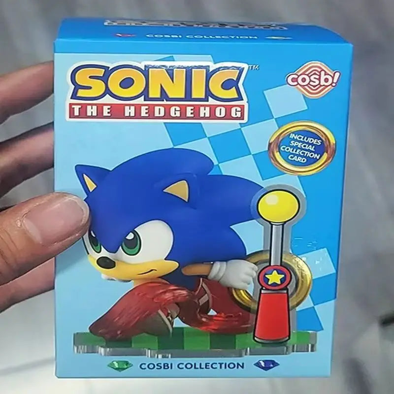 In Stock Original Hottoys Cosbi Sega Action Figure Sonic Hedgehod Anime Figures Children Toys Ornament Birthday Gift