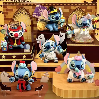 Original Genuine Disney Stitch Weird Diary 1.0 Wacky Diary 2.0 Blind Box Collectible Anime Desktop Decor Toys Birthday Gifts