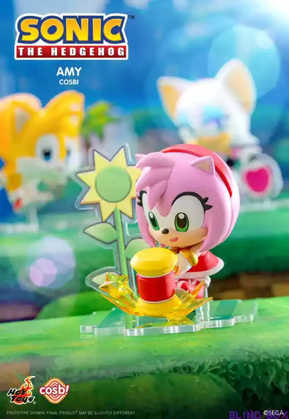 In Stock Original Hottoys Cosbi Sega Action Figure Sonic Hedgehod Anime Figures Children Toys Ornament Birthday Gift