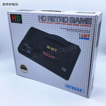 Wireless handle MD Sega game console 4K TV HDMI high definition Sega console Double yellow card black card wired