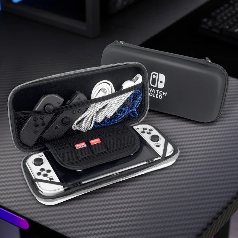 Carrying Case Storage Bag for Nintendo Switch OLED Travel Protective Case Hard Shell Cover Portable Pouch Switch Accessories