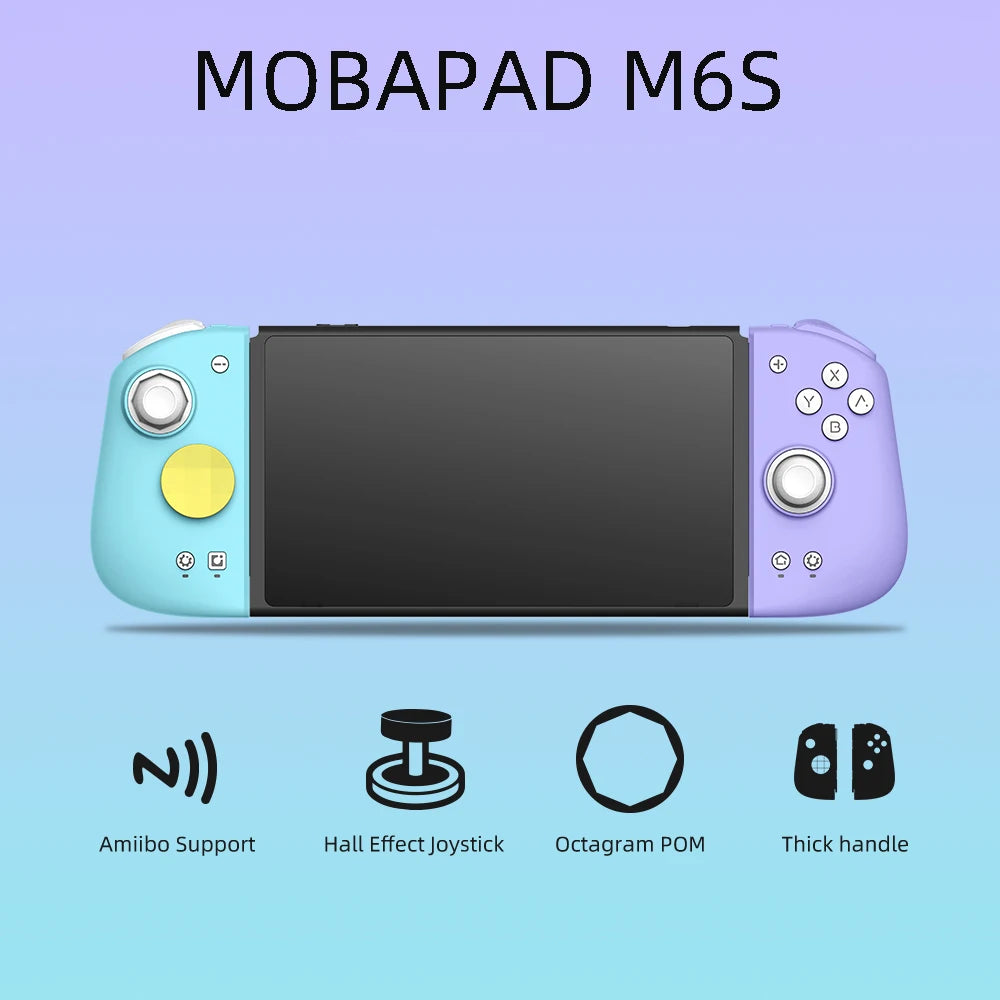 Mobapad M6s For Nintendo Switch Controller Pro Adjustable Joystick Hall Effect Controller Hd Vibration/6-Axis Gyro JoyPad
