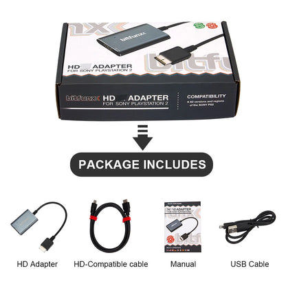 NEW For PS2 to HDMI-Compatible Converter For PS2 PS1 PlayStation 2 Game Consoles With RGB to YPbPr Switch 480i 480p 576i