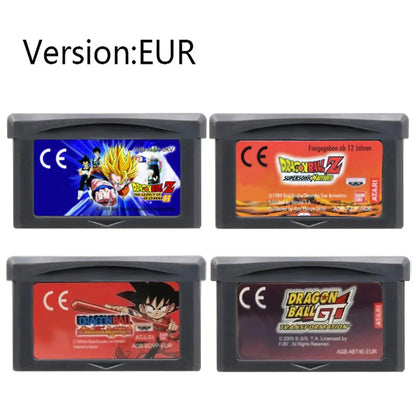 GBA Game Cartridge 32 Bit Video Game Console Card Dragon Ball Series Advanced Adventure Supersonic Warriors EUR version for GBA