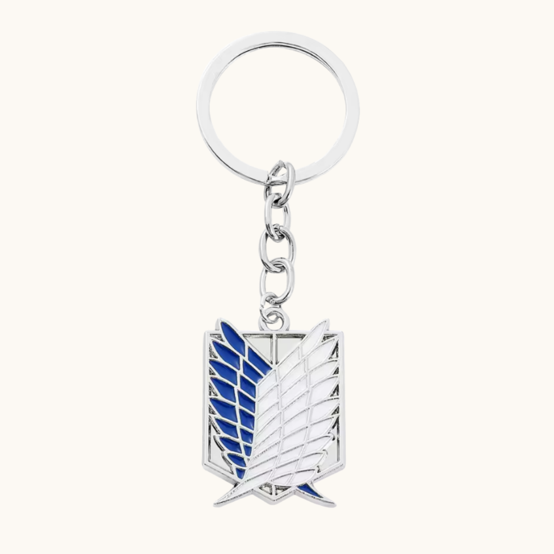 Attack on Titan Badge Keychain