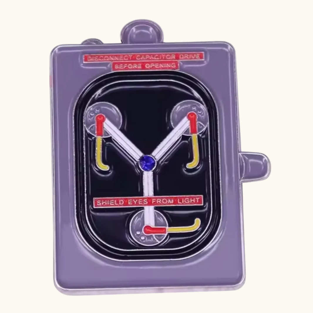 Back to the Future Flux Capacitor Enamel Pin