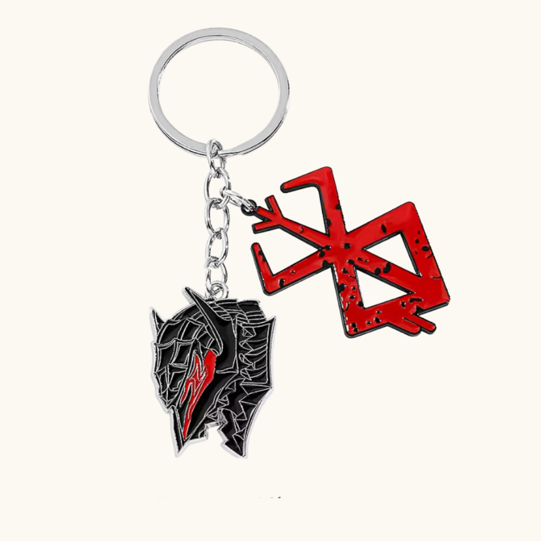 Berserk Brand of Sacrifice Logo Keychain