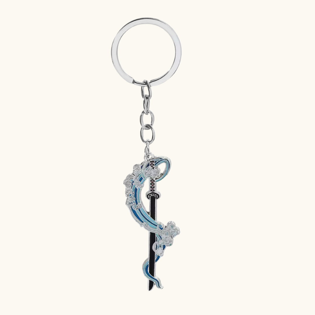 Demon Slayer Water Breathing Sword Keychain
