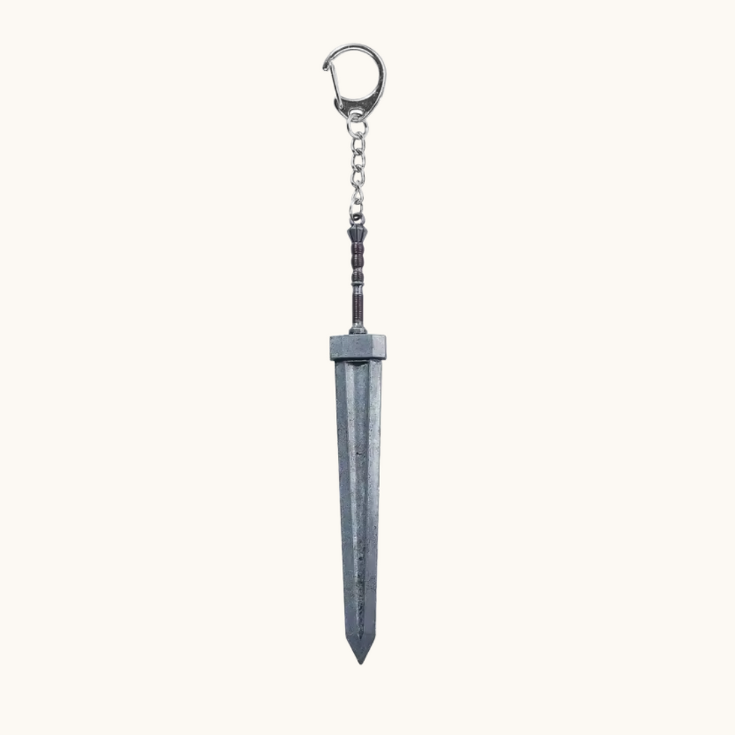 Elden Ring Straight Sword Metal Keychain