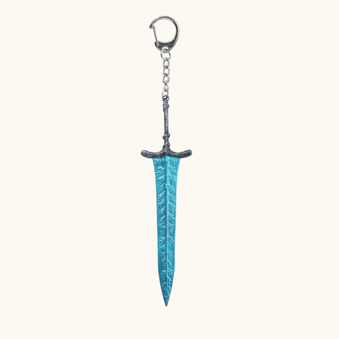 Eldin Ring Blue Sword Keychain