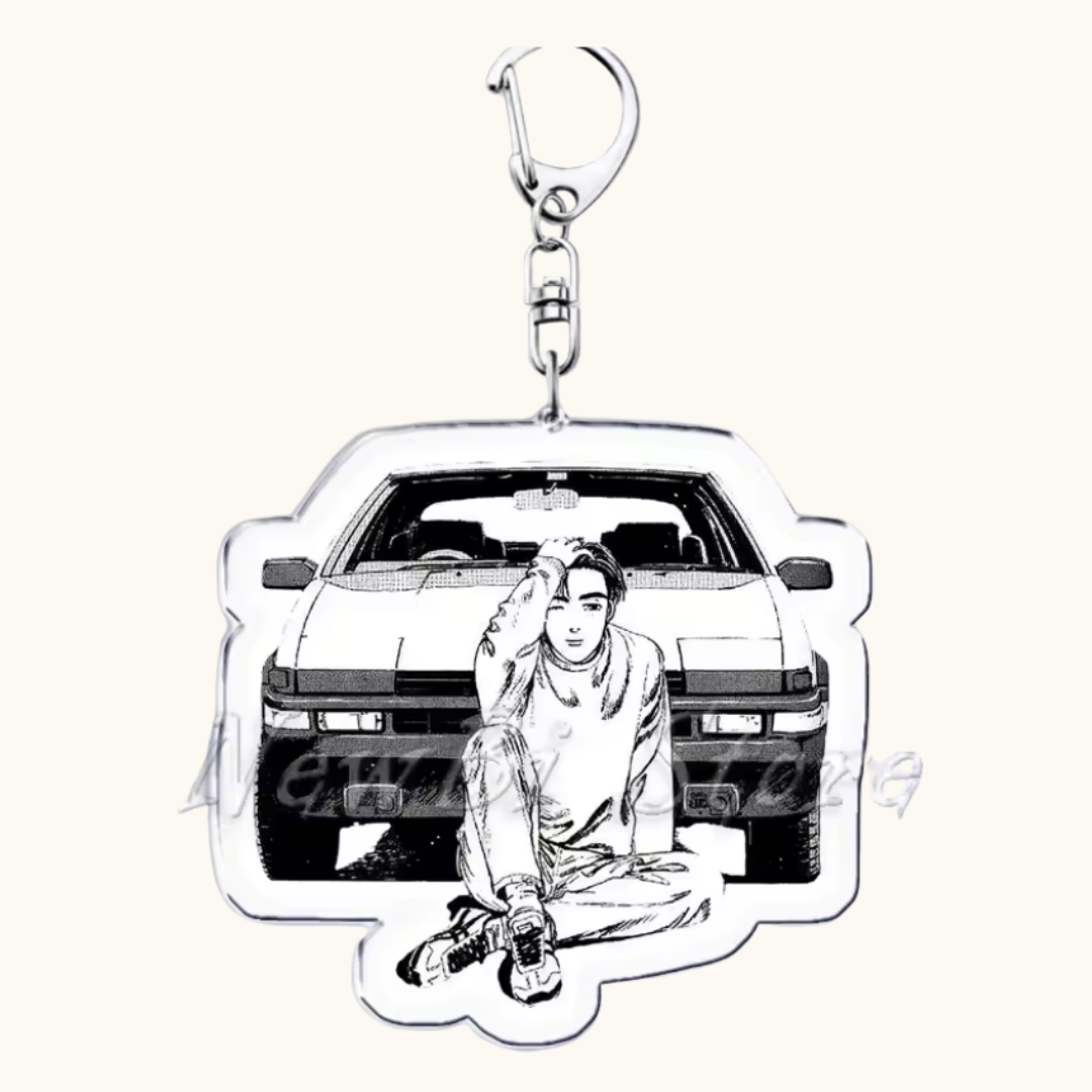 Initial D Takumi AE86 Keychain