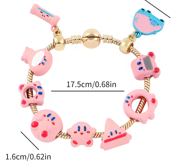 Kirby Bracelet with Charms (17cm)