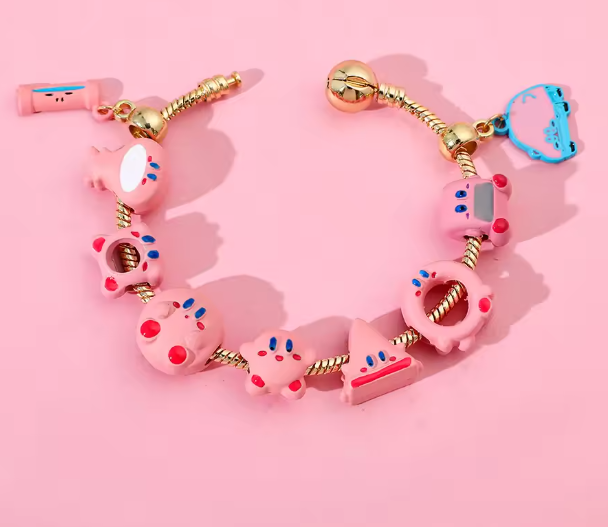 Kirby Bracelet with Charms (17cm)