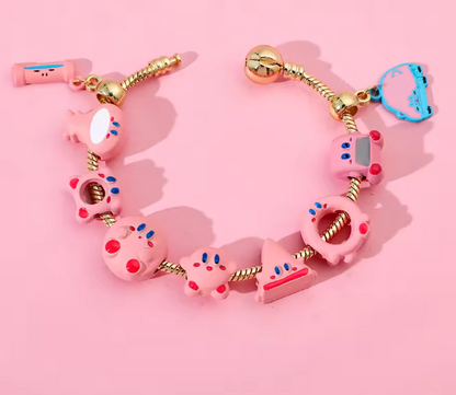 Kirby Bracelet with Charms (17cm)