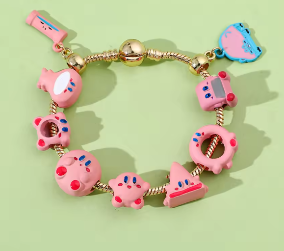 Kirby Bracelet with Charms (17cm)