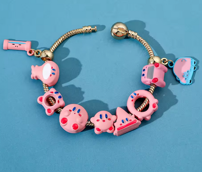 Kirby Bracelet with Charms (17cm)
