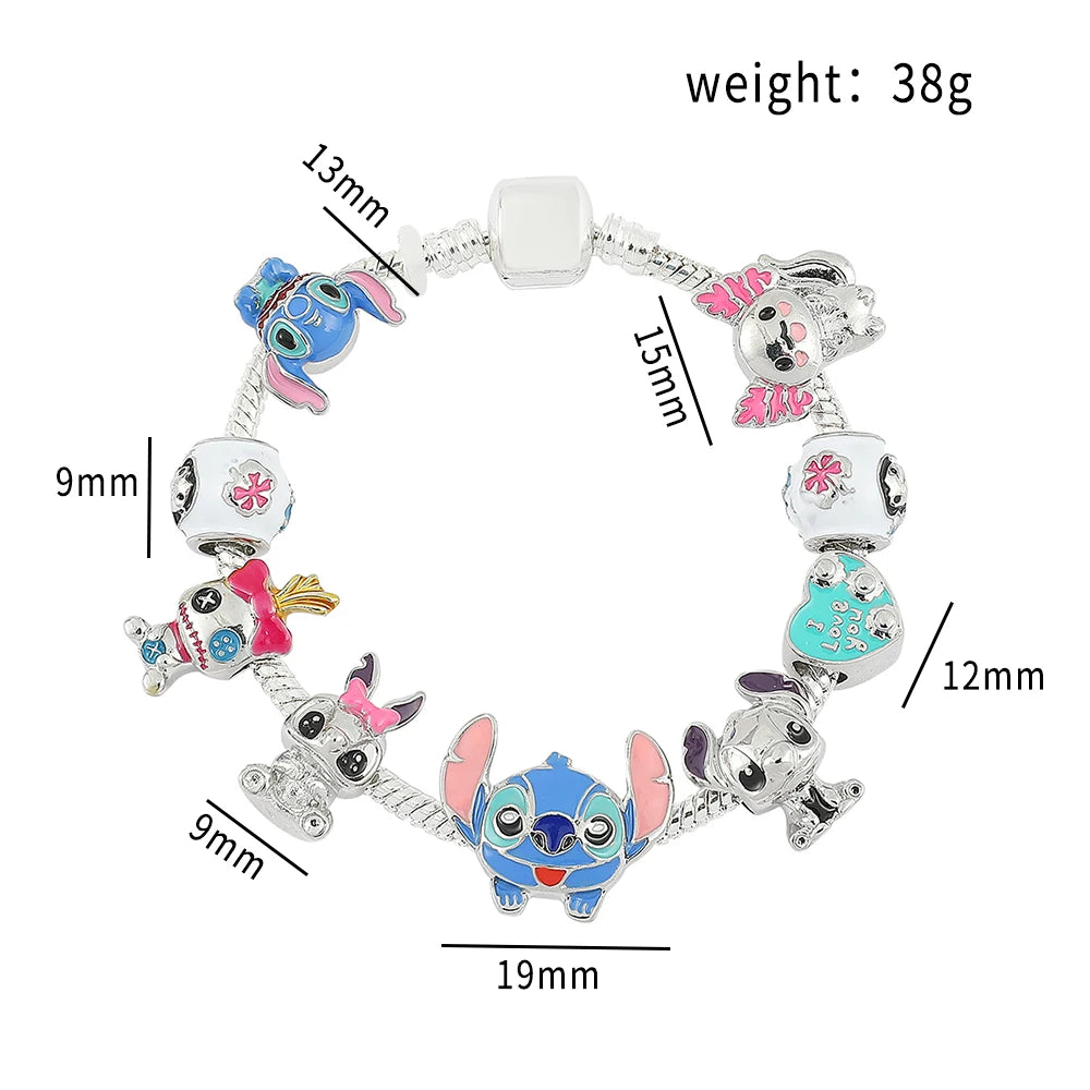 Lilo & Stitch Bracelet with charms (19cm)