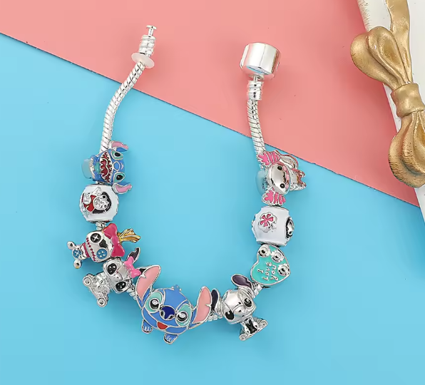 Lilo & Stitch Bracelet with charms (19cm)