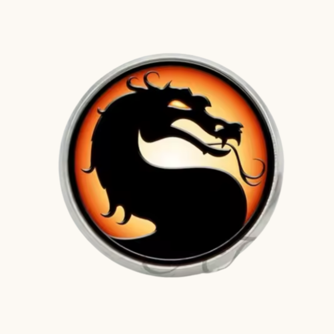 Mortal Kombat Enamel Pin Brooch
