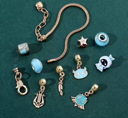 Genshin Impact Bracelet with Charms