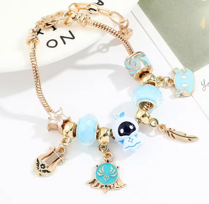 Genshin Impact Bracelet with Charms