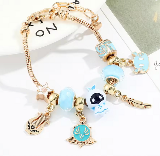 Genshin Impact Bracelet with Charms