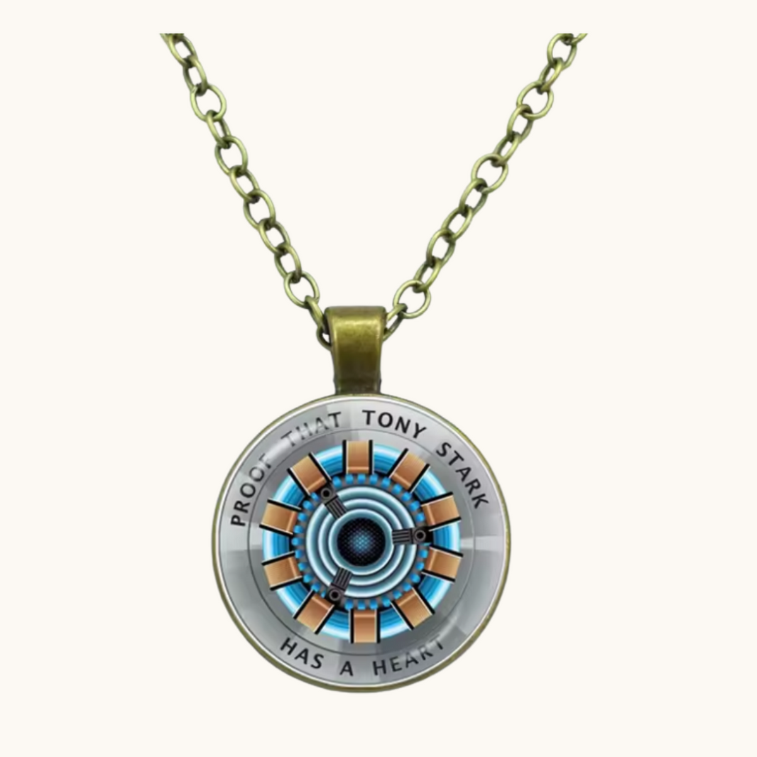 Tony Stark Heart Necklace