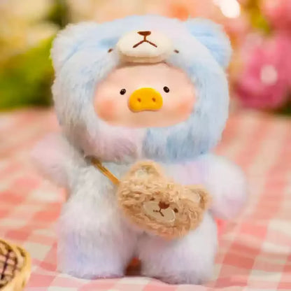 Genuine Lulu Pig Lovely Time Series Vinyl Retro Teddy Can Pig Blind Box Trendy cute toys Gifts Collectible Figure Anime Cosplay