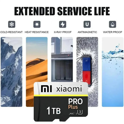 Xiaomi High Speed SD Memory Card 2TB 1TB Class 10 Micro TF Card 1TB 512GB For Nintendo Switch PC Smart phone SD Card 128GB 256GB