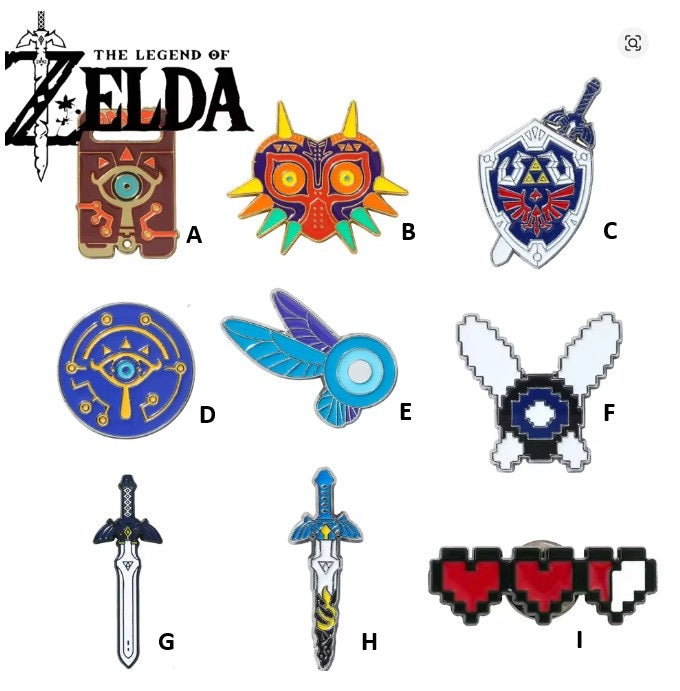 The Legend of Zelda Brooch Pins - Brooche