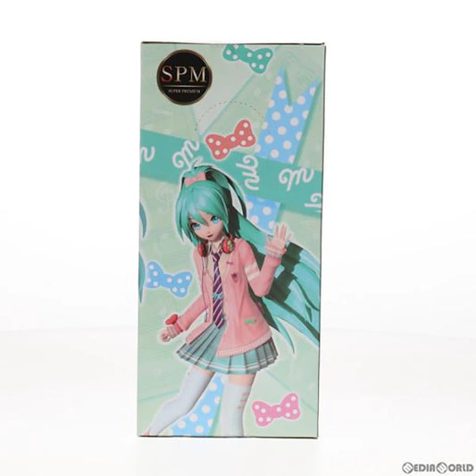 In Stock SEGA SPM Hatsune Miku Project DIVA Arcade Future Tone Hatsune Miku Ribbon Girl PVC 23CM Anime Action Figures Model Toy