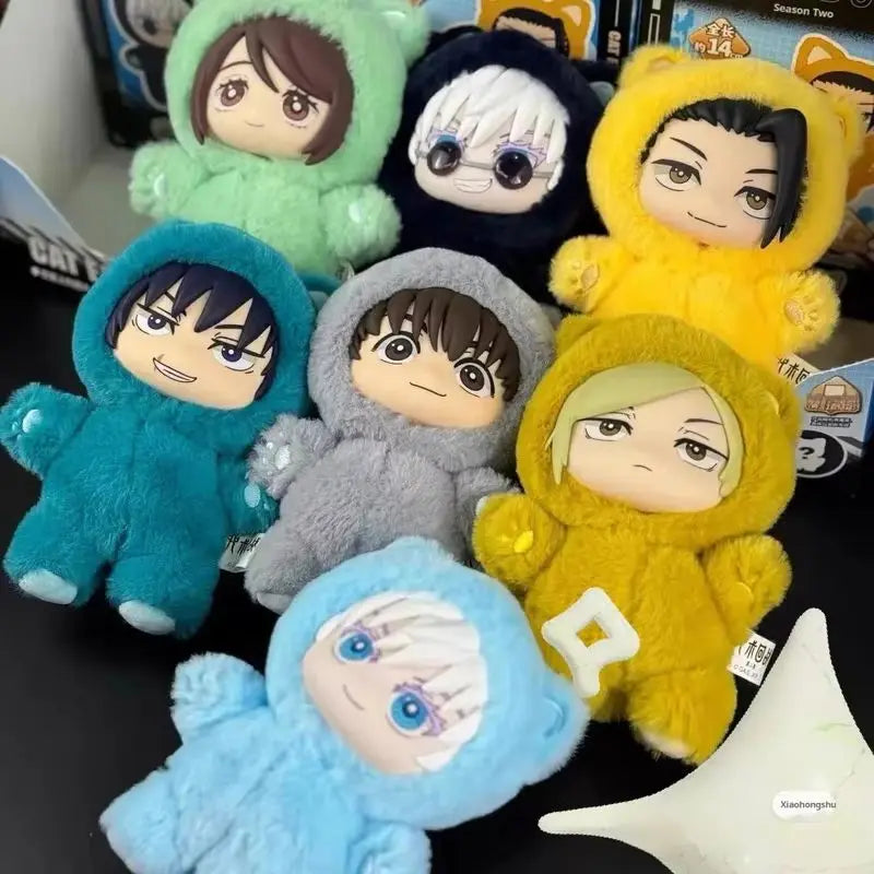Jujutsu Kaisen 2 Cat Paradise Party Plush Blind Box Cute Dolls Pendant Ornament Ideal Gift For Girls Acg Toy Collectible