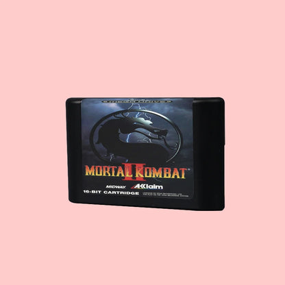 Mortal Kombat 2 EUR Version Game Card Box Manual For 16 bit Sega MD MegaDrive Genesis Consoles