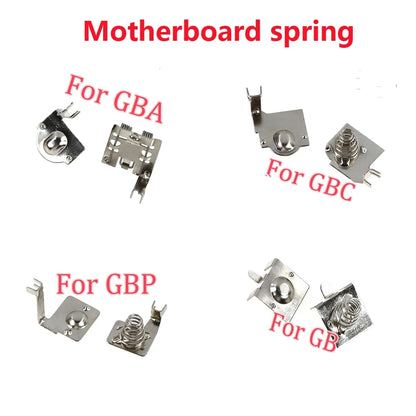 For GB GBC GBA GBP Motherboard Battery Terminals Spring Contacts Housing Battery spring Holder For GameBoy Advance Color Console