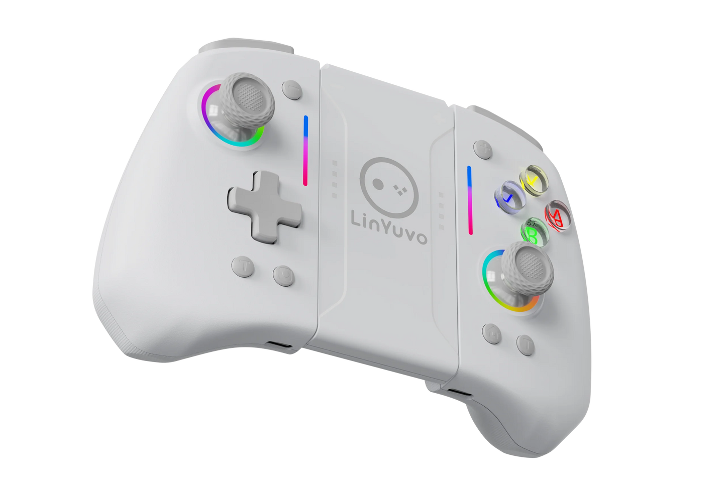LinYuvo Wireless Joystic for Switch/OLED Support Wake up, Gyro Axis, Turbo, Dual Vibration with dazzling Lights KS42