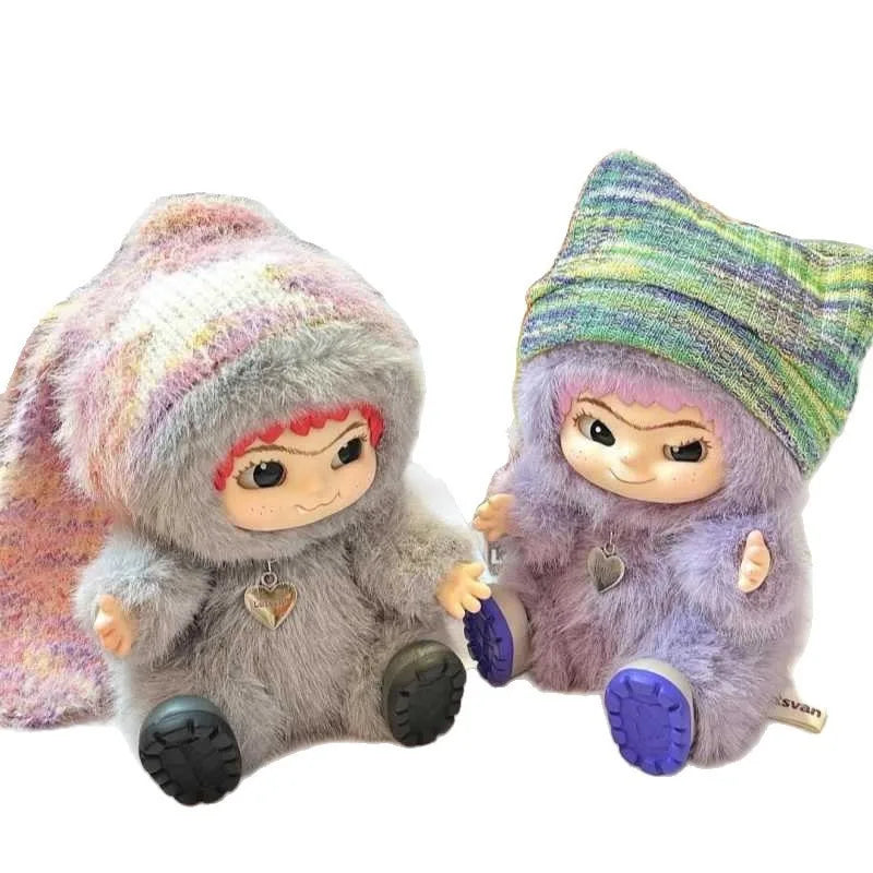 Genuine Wakuku Fuzzy Trendy Fun Party Series Blind Box Toy Vinyl Face Pendant Action Figure Mystery Box Give Child Surprise Gift