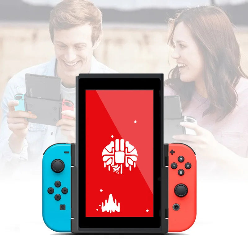 Grip Flip Vertical Bracket for Nin-tendo Switch OLED/Switch Game Console, Adaptive Vertical Screen Game,Switch Bracket Holder