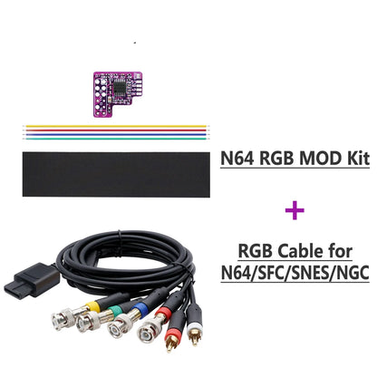 RGB Mod Chip For N64 NTSC Game Console RGB Mod Kit For Nintendo 64 Accessory