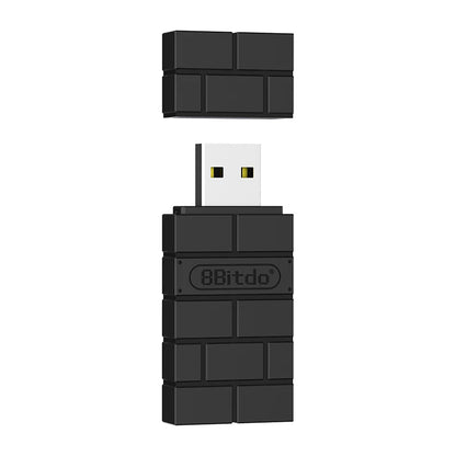 8BitDo USB Wireless Bluetooth Adapter 2 Receiver for Nintendo Switch 1, 2 PS1 Raspberry Pi Mini PS4 Controller for PS5 Handle