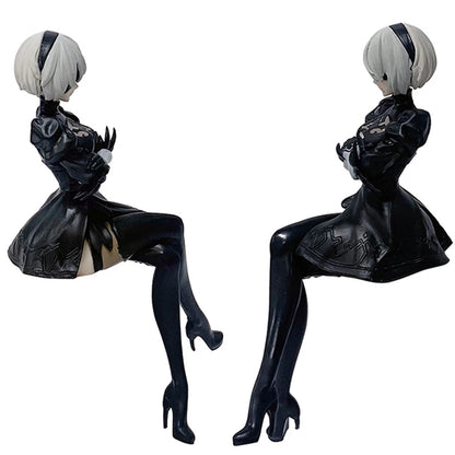 15Cm Anime Original SEGA Nier:automata Ver1.1A 2B Yorha No. 2 Type B Premium Chokonose Figure PVC Model Collectible Toys