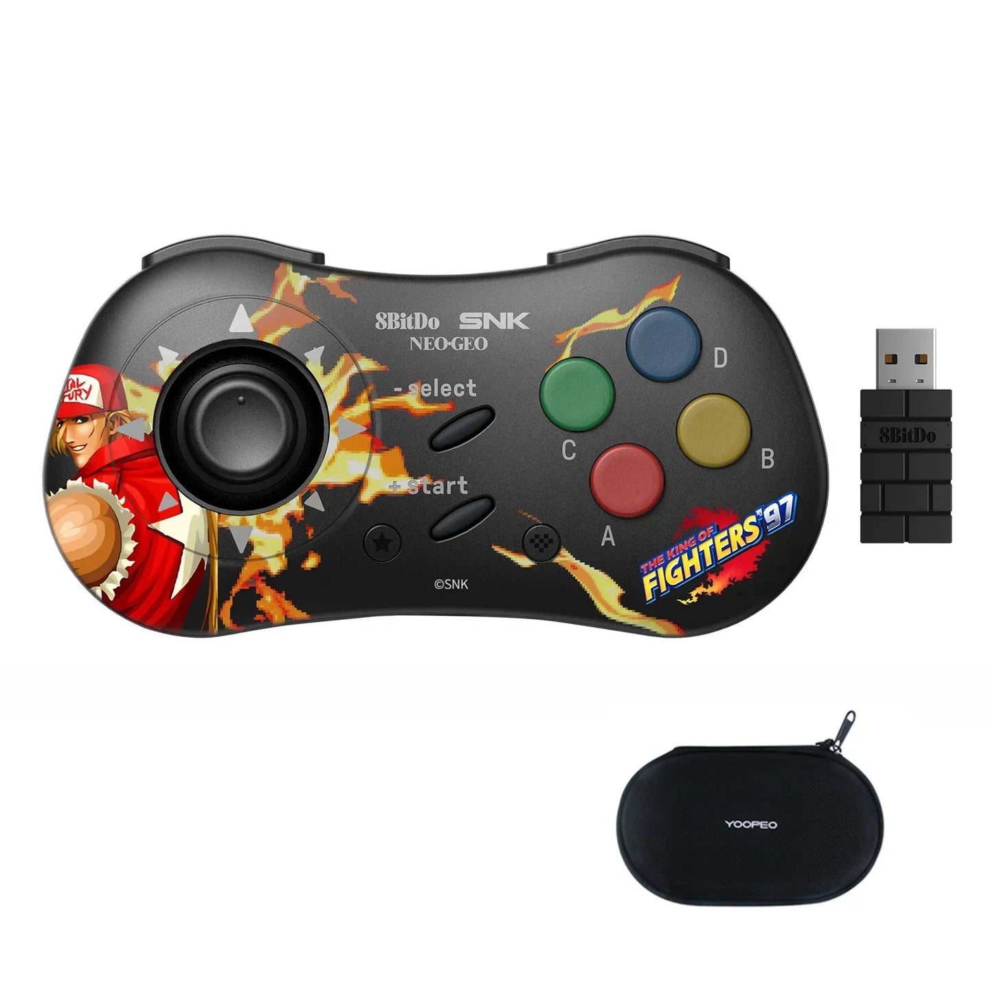 AKNES 8BitDo NEOGEO Wireless Controller Gamepad for Windows Android NEOGEO mini Classic Joystick Officially Licensed by SNK