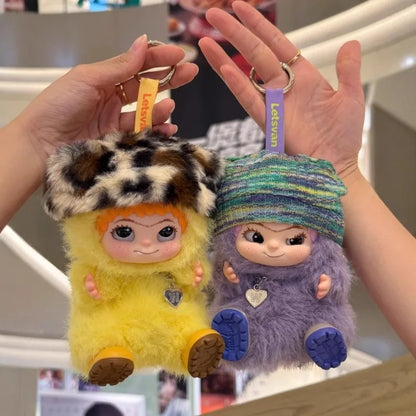 Genuine Wakuku Fuzzy Trendy Fun Party Series Blind Box Toy Vinyl Face Pendant Action Figure Mystery Box Give Child Surprise Gift
