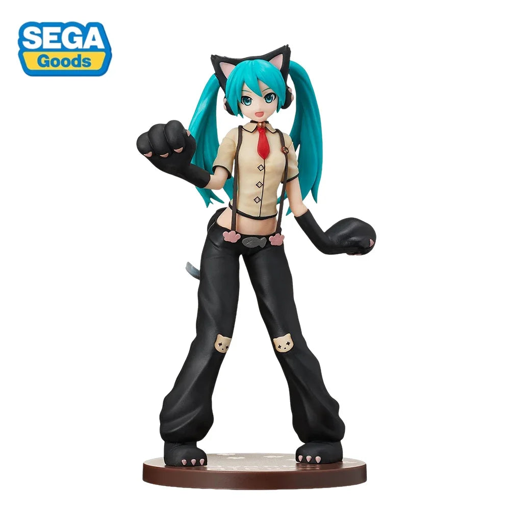 In Stock Original SEGA Vocaloid Hatsune Miku Project DIVA PVC Anime Figures Action Figure Model Toys Christmas Gifts