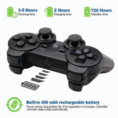 For SONY PS3 Gamepad Bluetooth Wireless Controller with Vibration for Playstation 3 Joypad Joystick Gaming Accessories